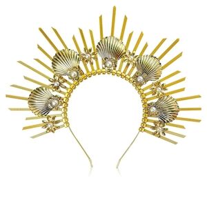 Seashell pearl headpiece